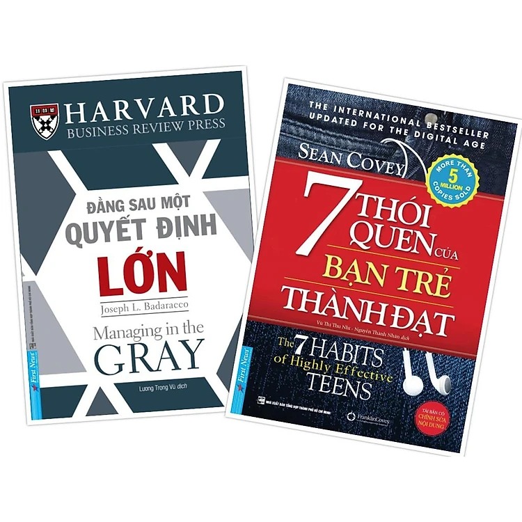 Combo 2 Quyển Đằng Sau Một Quyết Định Lớn + 7 Thói Quen Của Bạn Trẻ Thành Đạt
