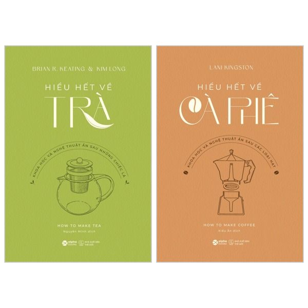  Combo Sách Hiểu Hết Về Trà + Hiểu Hết Về Cà Phê (Bộ 2 Cuốn) 