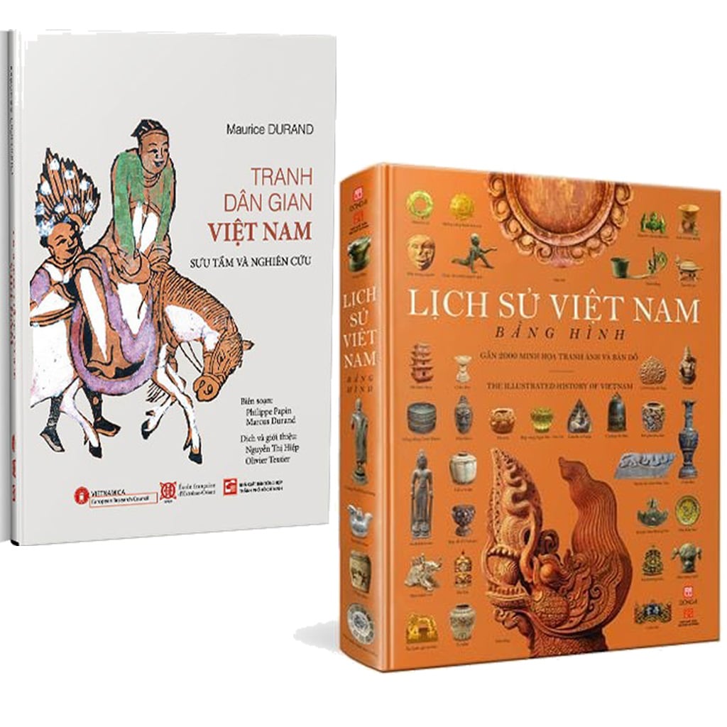 Combo 2 Quyển Lịch Sử Việt Nam Bằng Hình - Gần 2000 Minh Họa Tranh Ảnh Và Bản Đồ + Tranh Dân Gian Việt Nam Sưu Tầm Và Nghiên Cứu