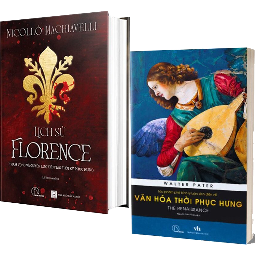 Combo 2 Quyển ( Lịch Sử Florence + Văn Hóa Thời Phục Hưng ) - Niccolo Machiavelli, Walter Pater
