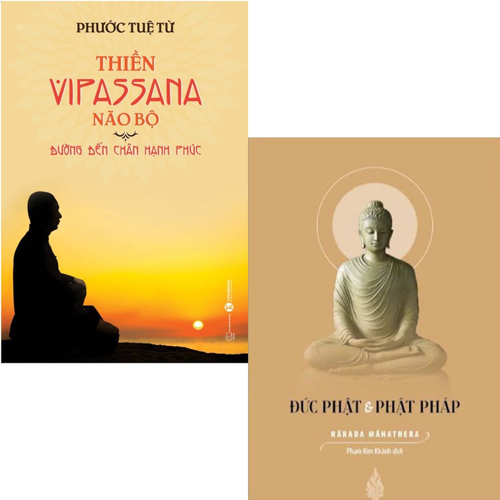 Combo 2 Quyển Đức Phật + Thiền Vipassana Não Bộ