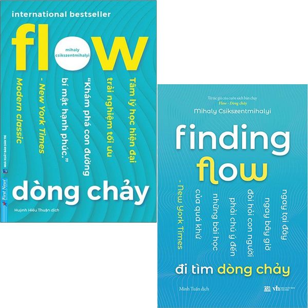  Combo 2 Quyển Flow - Dòng Chảy + Finding Flow - Đi Tìm Dòng Chảy (AZ Việt Nam) 