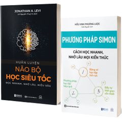 Combo 2 Quyển: Phương Pháp Học Tập Của Simon + Huấn Luyện Não Bộ Học Siêu Tốc - Hữu Vinh Phương Lược, Jonathan A.Levi
