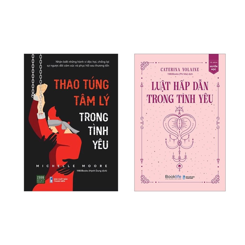  Combo 2 Quyển: Thao Túng Tâm Lý Trong Tình Yêu + Luật Hấp Dẫn Trong Tình Yêu - Michelle Moore, Caterina Yolaine 