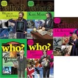  Combo 5 Quyển Who? Chuyện Kể Về Danh Nhân Thế Giới ( J. K. Rowling + John Lennon + Karl Marx + Warren Buffett + Wilhelm Roentgen ) 
