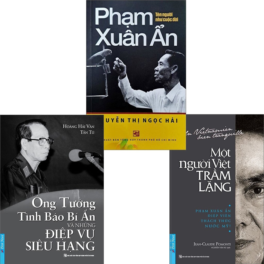 Combo 3 Quyển Phạm Xuân Ẩn ( Phạm Xuân Ẩn Tên Người Như Cuộc Đời + Ông Tướng Tình Báo Bí Ẩn Và Những Điệp Vụ Siêu Hạng + Một Người Việt Trầm Lặng ) - Nhiều Tác Giả