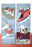  Combo 3 Quyển Đồng Dao Cho Bé ( Ông Giẳng Ông Giăng + Nựng Nựng Nà Nà + Chi Chi Chành Chành ) - Hiếu Minh, Vườn Illustration 