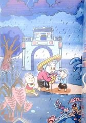 Combo 3 Quyển Đồng Dao Cho Bé ( Ông Giẳng Ông Giăng + Nựng Nựng Nà Nà + Chi Chi Chành Chành ) - Hiếu Minh, Vườn Illustration