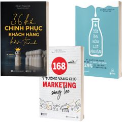 Combo 3 Quyển: Chiến Lược Bán Hàng Quyết Định Sự Tăng Trưởng Của Doanh Số (168 Ý Tưởng Vàng Cho Marketing Sáng Tạo + 36 Kế Chinh Phục Khách Hàng Khó Tính + Tối Đa Hóa Lợi Nhuận) - Nhiều Tác Giả