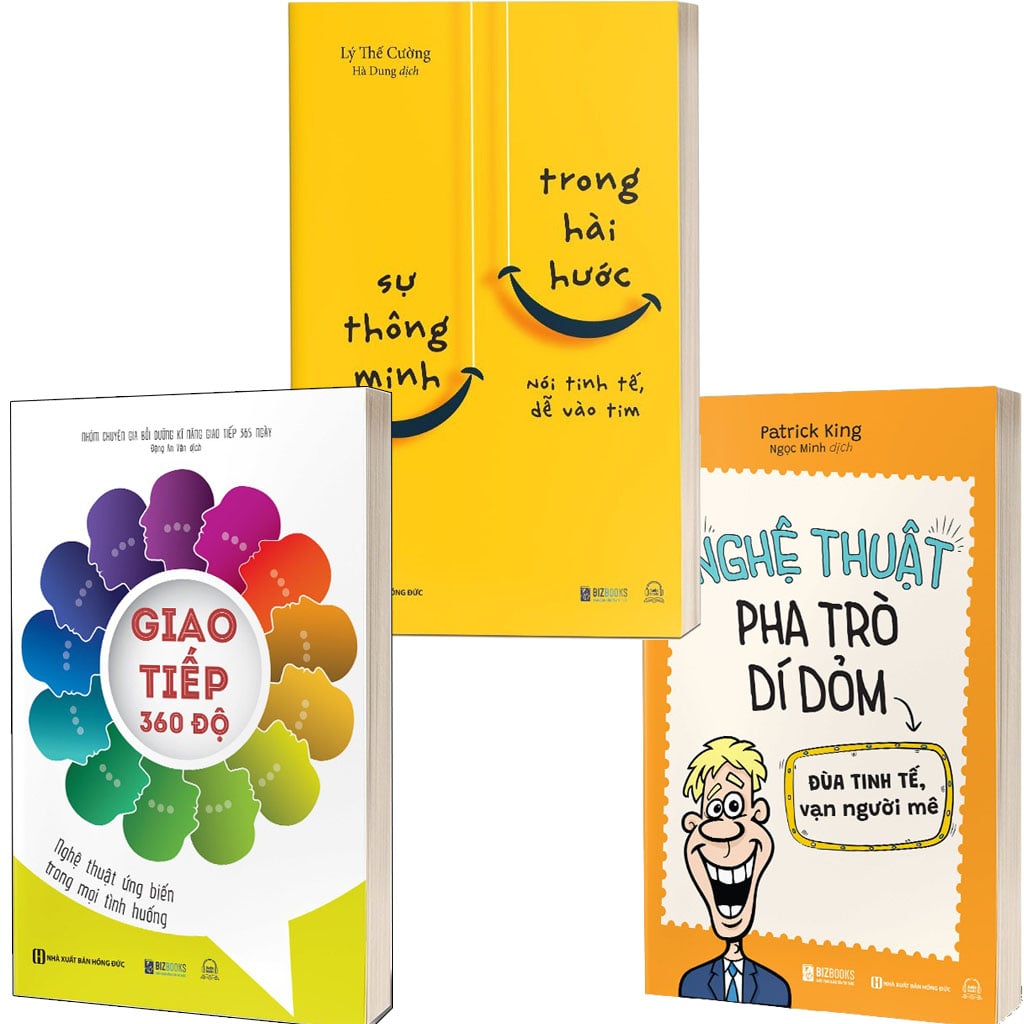 Combo 3 Quyển Làm Chủ Nghệ Thuật Chọc Cười - Cách Sử Dụng Hài Hước Để Thúc Đẩy Sự Nghiệp Của Bạn - Nhiều Tác Giả