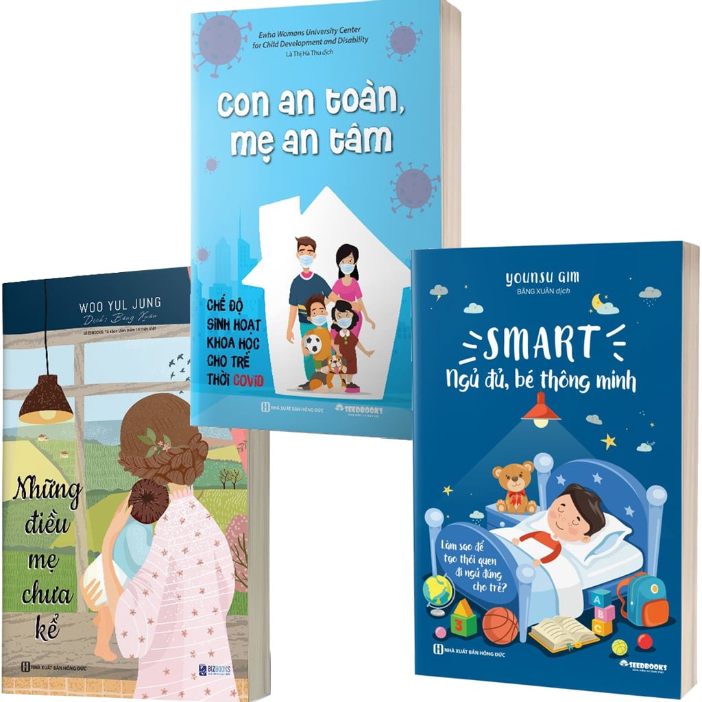 Combo 3 Quyển: Những Điều Mẹ Chưa Kể + Con An Toàn Mẹ An Tâm + Ngủ Đủ, Bé Thông Minh