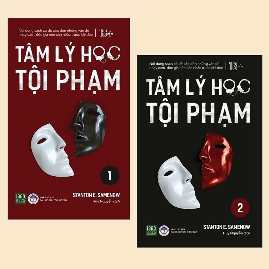 Combo 2 Cuốn: Tâm Lý Học Tội Phạm (Tập 1 + 2) - Stanton E Samenow