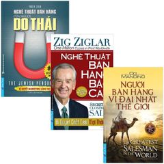 Combo 3 Quyển: Nghệ Thuật Bán Hàng Bậc Cao + Nghệ Thuật Bán Hàng Của Người Do Thái + Người Bán Hàng Vĩ Đại Nhất Thế Giới