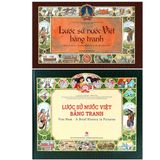 Combo 2 Quyển Lược Sử Nước Việt Bằng Tranh - Viet Nam - A Brief History In Pictures + Lược Sử Nước Việt Bằng Tranh 