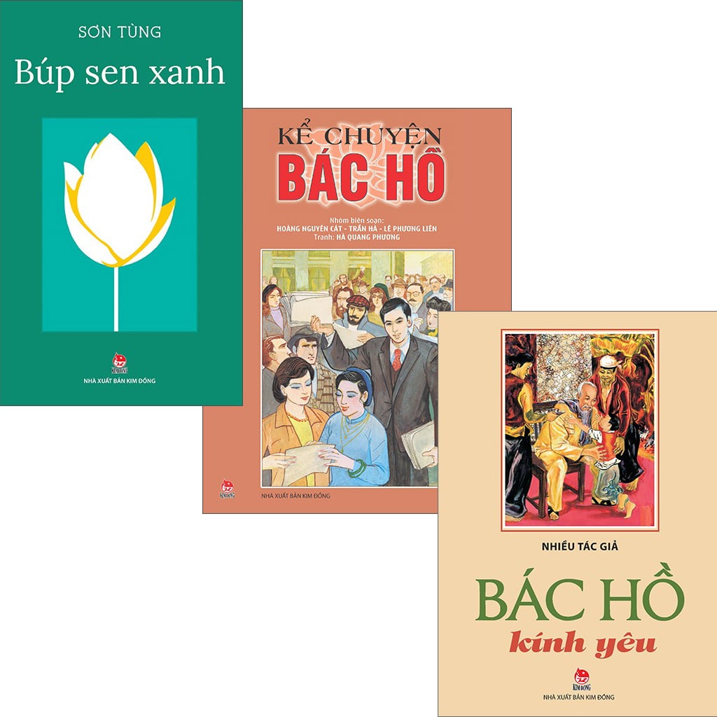 Combo 3 Quyển Bác Hồ ( Bác Hồ Kính Yêu + Búp Sen Xanh + Kể Chuyện Bác Hồ ) - Nhiều Tác Giả