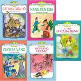  Combo 5 Quyển Tranh Truyện Dân Gian Việt Nam ( Cất Nhà Giữa Hồ + Cười Ra Vàng + Hố Vàng Hố Bạc + Nàng Tiên Cua + Sự Tích Chùa Bà Đanh ) 
