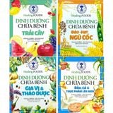  Combo 4 Quyển Dinh Dưỡng Chữa Bệnh ( Gia Vị & Thảo Dược + Đậu, Hạt & Ngũ Cốc + Dầu, Cá & Thực Phẩm Lên Men + Trái Cây ) 