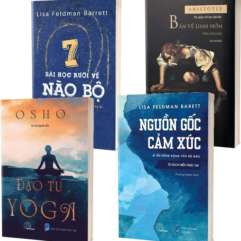 Combo 4 Quyển Hiểu Về Bản Chất Tâm Trí Con Người ( Nguồn Gốc Cảm Xúc + 7 Bài Học Rưỡi Về Não Bộ + Đạo Tu Yoga + Bàn Về Linh Hồn ) - Nhiều Tác Giả