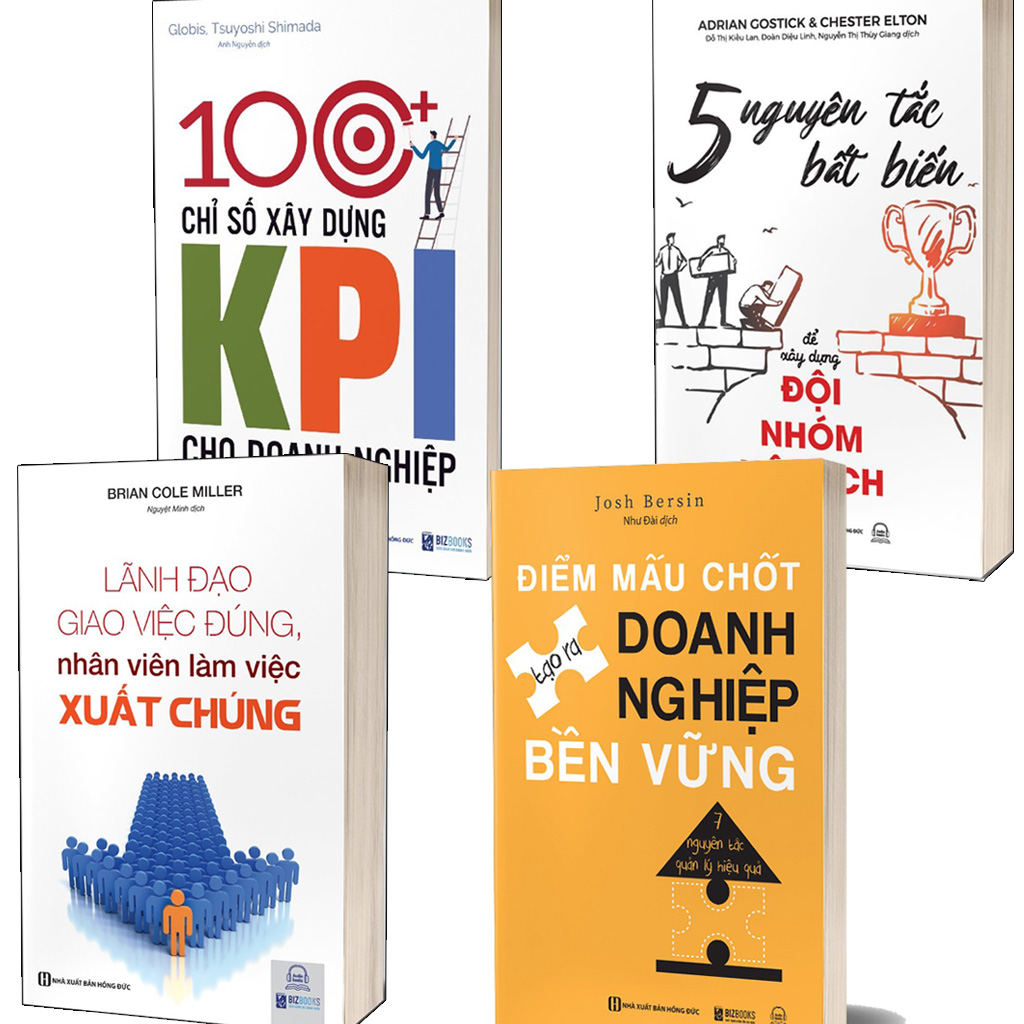 Combo 4 Quyển: Khoán Toàn Diện - Lãnh Đạo Nhàn Hơi, Nhân Viên Làm Việc Hiệu Quả - Nhiều Tác Giả