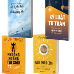 Combo 4 Quyển: Thay Đổi Bản Thân Để Bứt Phá (Người Thành Công Làm Gì Vào Buổi Sáng + Phượng Hoàng Tái Sinh + Kỷ Luật Tự Thân + Nếu Không Tiến Về Phía Trước Mọi Con Đường Đều Là Xuống Dốc) - Nhiều Tác Giả
