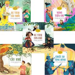 Combo 5 Quyển Cổ Tích Việt Nam Cho Bé ( Cây Khế + Chiếc Áo Tàng Hình + Nàng Tiên Cóc + Sự Tích Cái Chổi + Sự Tích Con Khỉ ) - Nhiều Tác Giả