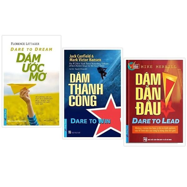 Combo 3 Quyển: Dám Ước Mơ + Dám Thành Công + Dám Dẫn Đầu 