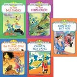  Combo 5 Quyển Tranh Truyện Dân Gian Việt Nam ( Ba Chàng Trai Tài Giỏi + Chuyện Rùa Vàng + Con Chó Biết Nói + Sự Tích Chim Cuốc + Sự Tích Núi Vàng ) 