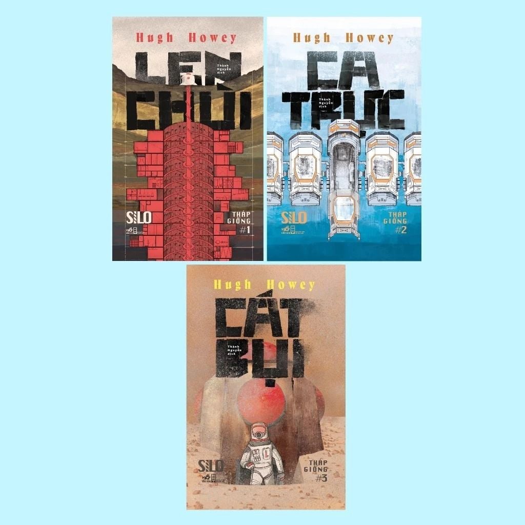  Combo 3 Quyển Tác Giả Hugh Howey (Len Chùi + Ca Trực + Cát Bụi) 