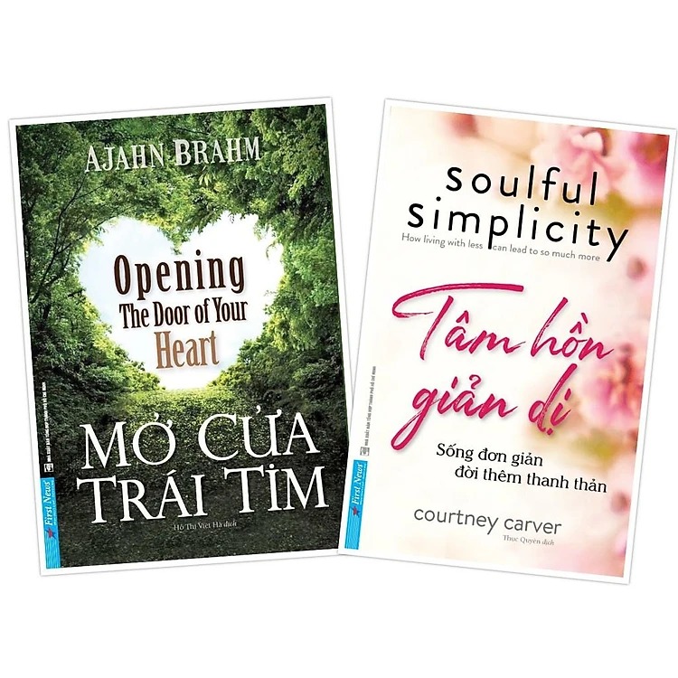 Combo 2 Quyển: Mở Cửa Trái Tim + Tâm Hồn Giản Dị