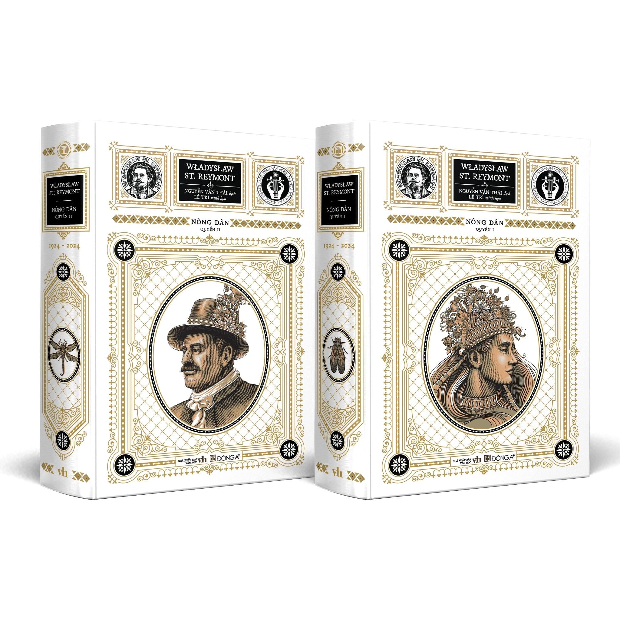 Ấn Bản Giới Hạn: Trăm Năm Nobel - Nông Dân, 2 Tập - Władysław Stanisław Reymont