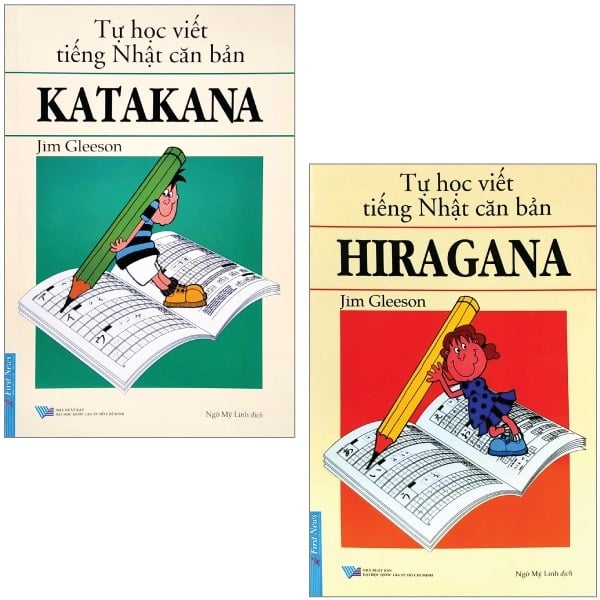 Combo 2 Quyển: Tự Học Viết Tiếng Nhật Căn Bản HIRAGANA + KATAKANA