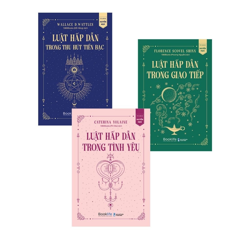 Combo 3 Quyển: Luật Hấp Dẫn (Trong Giao Tiếp + Trong Tình Yêu + Trong Thu Hút Tiền Bạc) - Nhiều Tác Giả