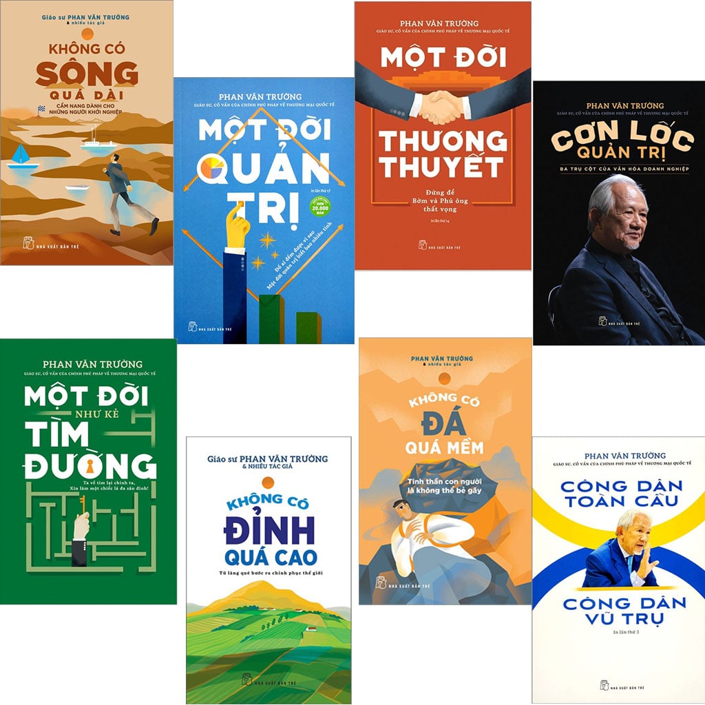 Combo 8 Quyển Sách Của GS Phan Văn Trường