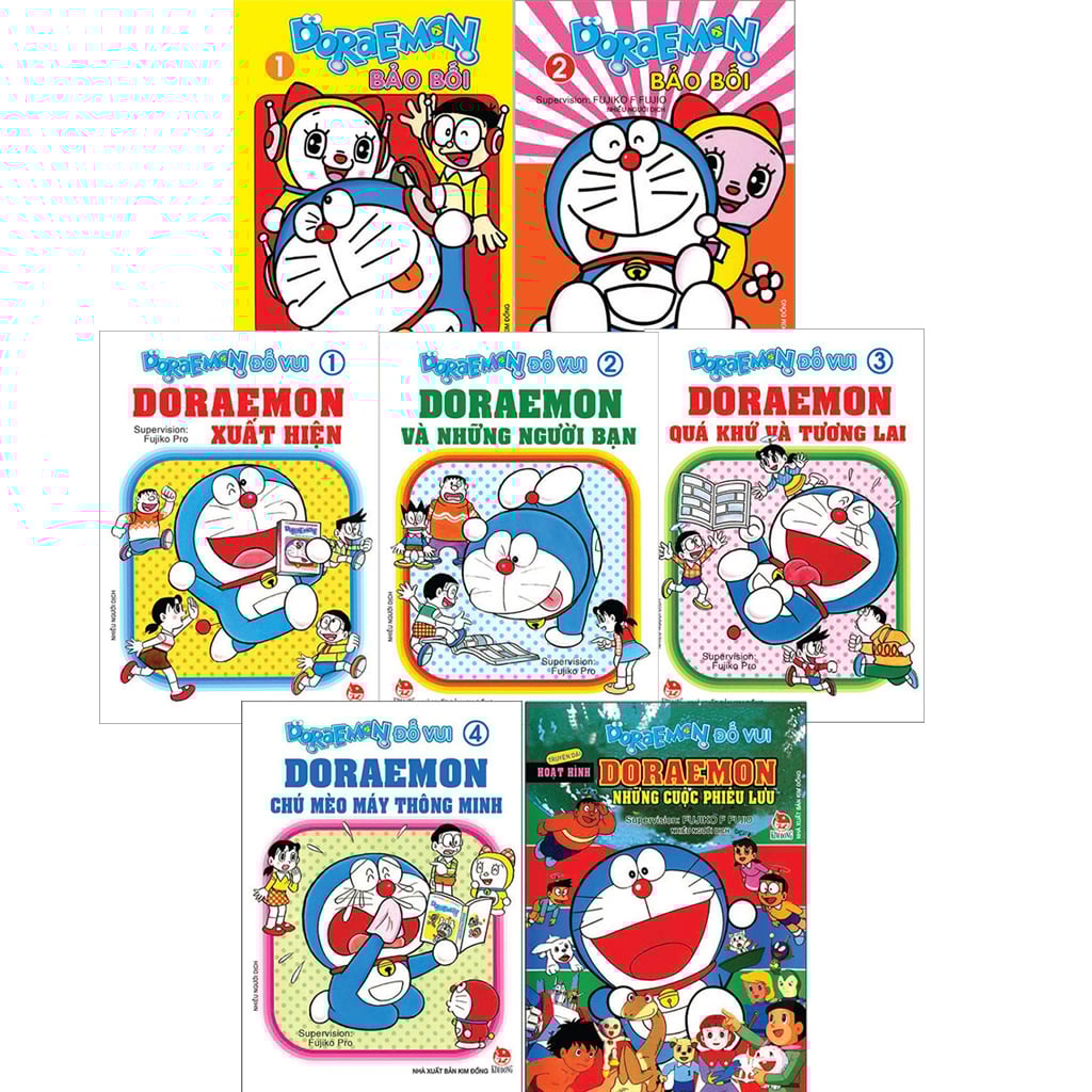 Combo Doraemon Đố Vui Bộ  (7 Tập) - Fujiko Pro