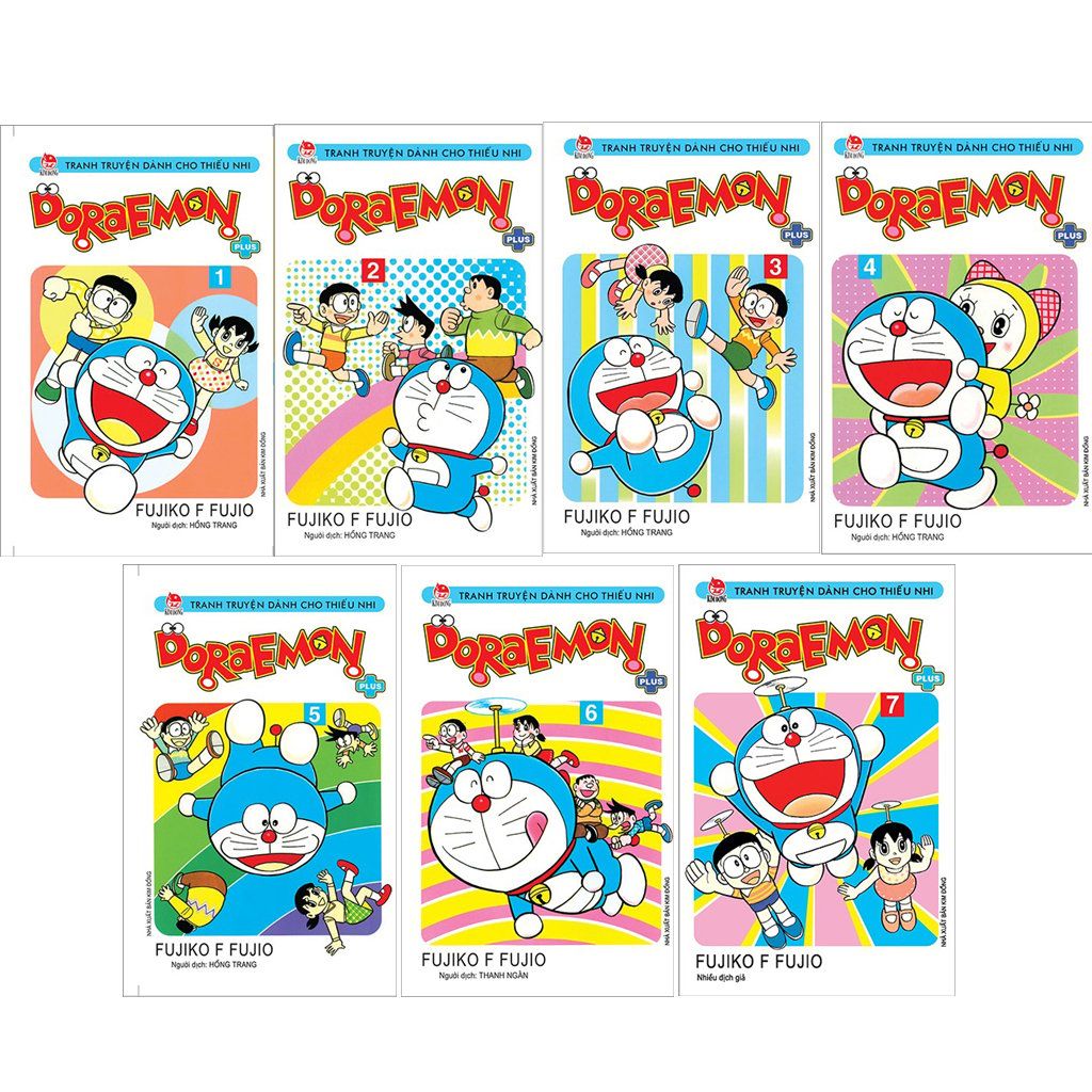  Combo Doraemon Plus (7 Tập) - Fujiko F Fujio 