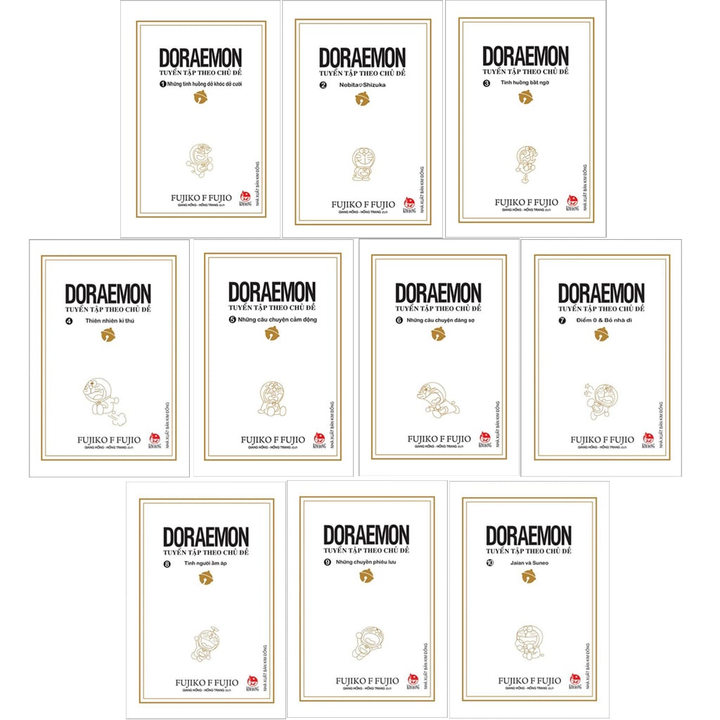 Combo Doraemon Theo Chủ Đề (10 Tập) - Fujiko F Fujio