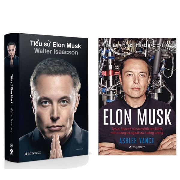  Combo 2 quyển Elon Musk (Elon Musk + Tiểu sử Elon Musk) 