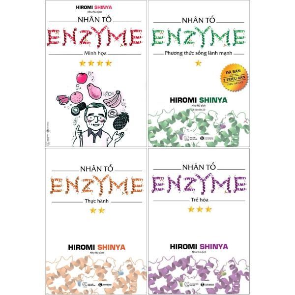  Combo Nhân Tố Enzyme Trọn Bộ 4 Quyển Của Hiromi Shinya - Hiromi Shinya 