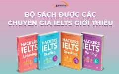 Combo Sách Hackers IELTS Trọn Bộ - Writing + Listening + Reading + Speaking (Bộ 4 Cuốn)