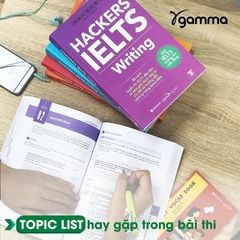 Combo Sách Hackers IELTS Trọn Bộ - Writing + Listening + Reading + Speaking (Bộ 4 Cuốn)