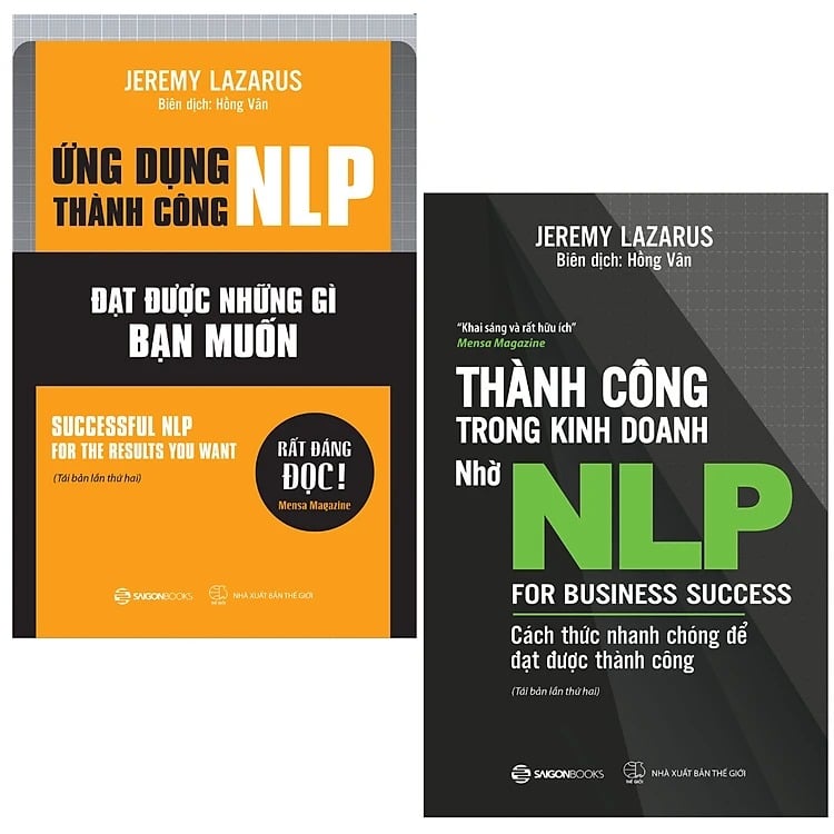 Combo 2 Quyển ( Ứng Dụng Thành Công NLP + Thành Công Trong Kinh Doanh Nhờ NLP ) - Jeremy Lazarus