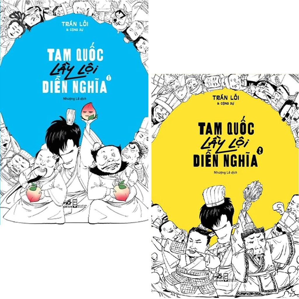 Combo 2 Quyển Tập Tam Quốc Lầy Lội Diễn Nghĩa (Tam Quốc Lầy Lội Diễn Nghĩa - Tập 1 + Tam Quốc Lầy Lội Diễn Nghĩa - Tập 2)