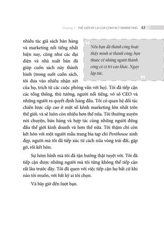  Contact Marketing - Nghệ Thuật Chinh Phục Khách Hàng - Stu Heinecke 