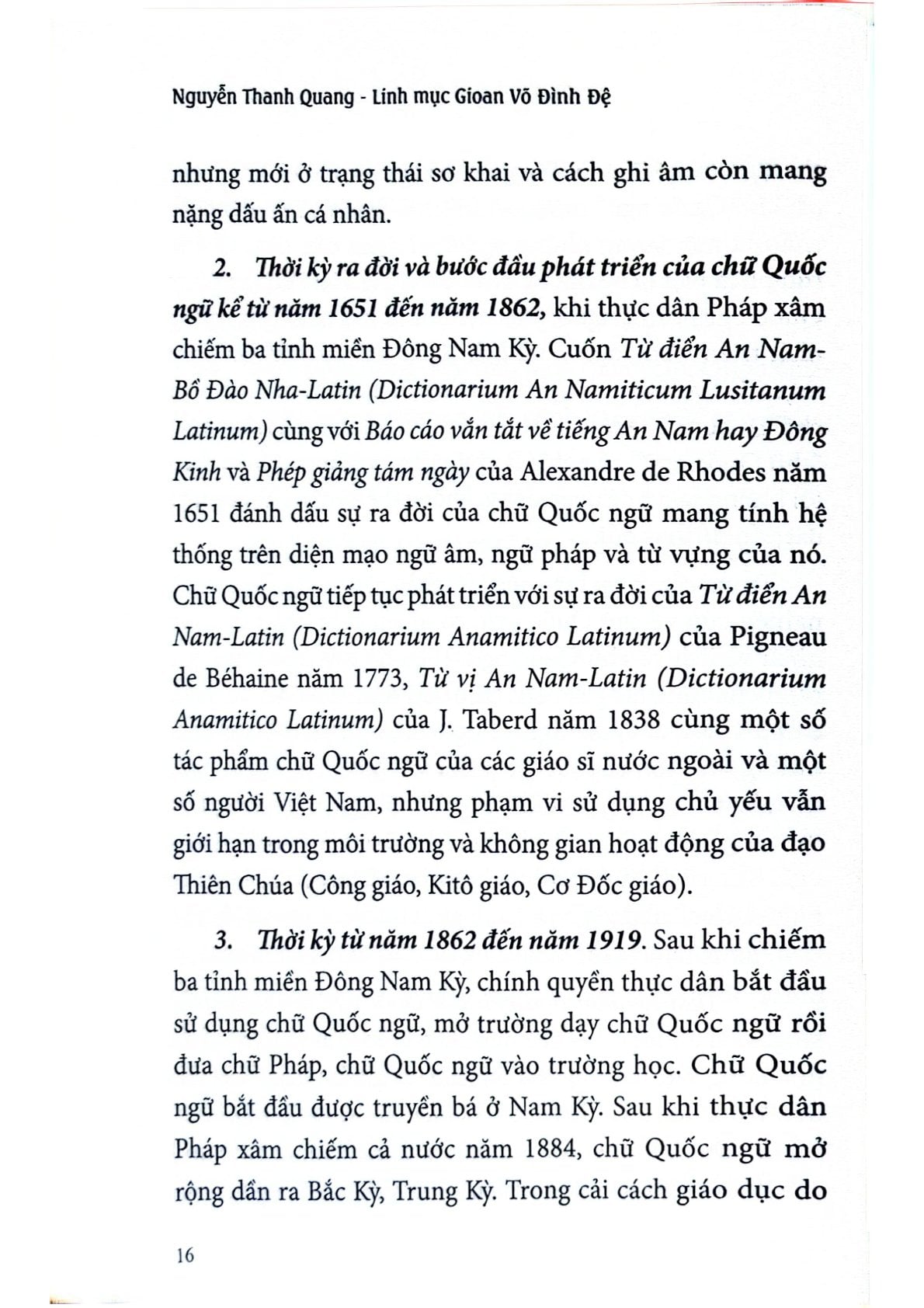Dòng Chảy Chữ Quốc Ngữ Trong Văn Hóa Việt - Nguyễn Thanh Quang & Linh mục Gioan Võ Đình Đệ