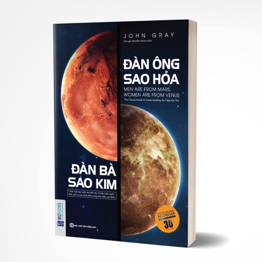  Combo 2 Quyển: Đàn Ông Sao Hỏa Đàn Bà Sao Kim + Đắc Nhân Tâm - John Gray, Dale Carnegie 