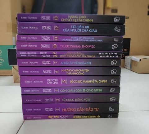 Combo Trọn Bộ 13 Quyển Dạy Con Làm Giàu (Cha Giàu Cha Nghèo