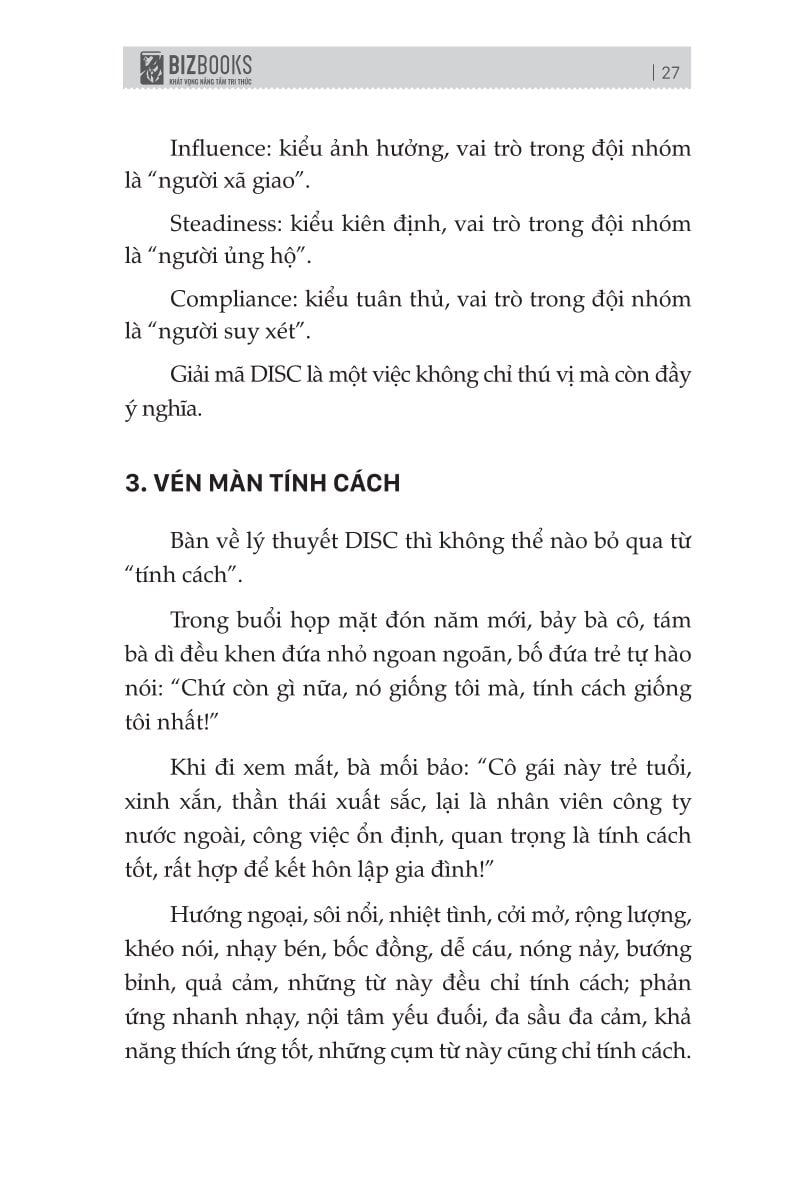 Ứng Dụng Disc Để Hiểu Từng Người Xung Quanh Bạn Trong Công Việc - Du Lượng