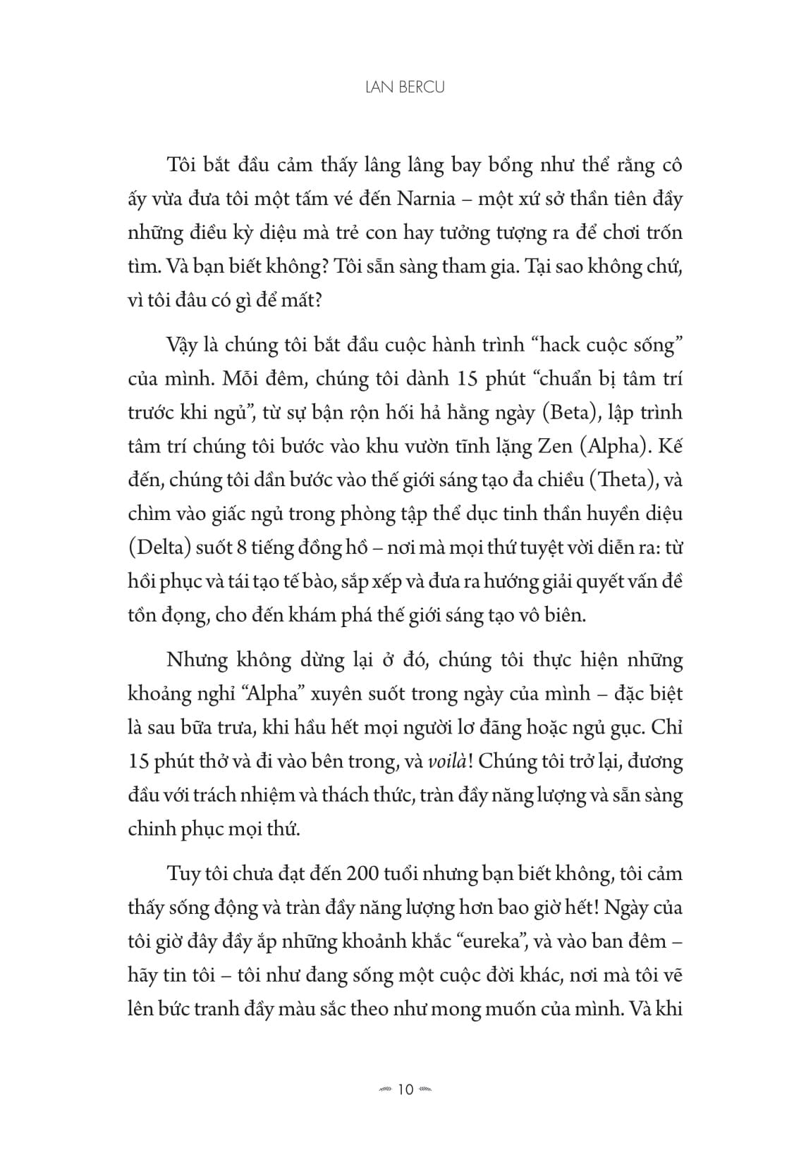 Giải Mã Alpha - Biến Đổi Cuộc Sống, Sức Khỏe Và Kinh Doanh - Lan Bercu