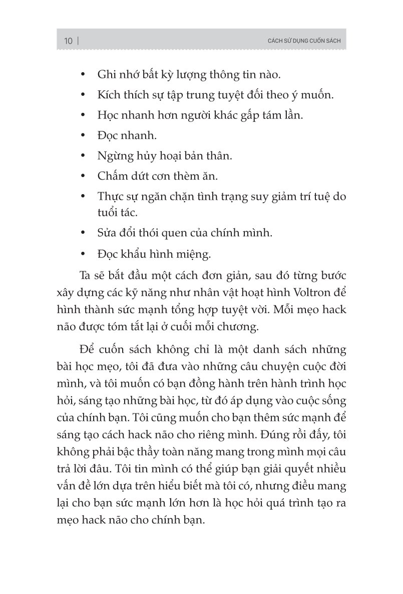 Lập Trình Não Bộ: Làm Chủ Trí Nhớ, Sự Tập Trung, Cảm Xúc Và Giải Phóng Thiên Tài Bên Trong Bạn