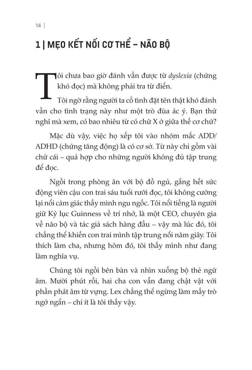 Lập Trình Não Bộ: Làm Chủ Trí Nhớ, Sự Tập Trung, Cảm Xúc Và Giải Phóng Thiên Tài Bên Trong Bạn